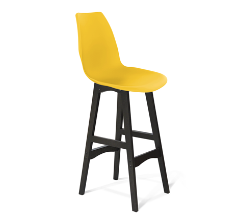 Барный стул SHT-ST29/S65 (желтый ral 1021/венге) в Вологде - изображение