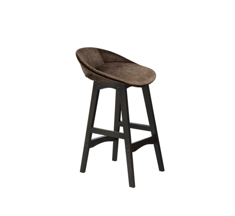 Полубарный стул SHT-ST19-SF1 / SHT-S65-1 (кофейный трюфель/венге) в Вологде - изображение
