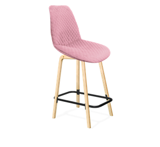 Полубарный стул SHT-ST29-С22 / SHT-S94-1 (розовый зефир/прозрачный лак/черный муар) в Вологде