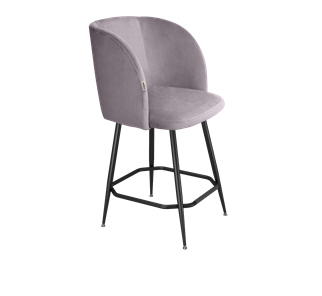Полубарный стул SHT-ST33 / SHT-S148-1 (сиреневая орхидея/черный муар/золото) в Вологде - предосмотр