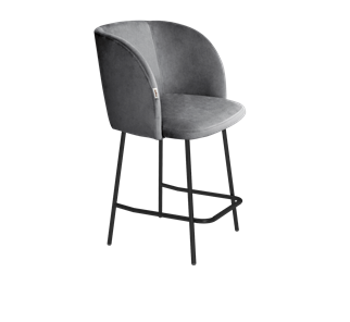 Полубарный стул SHT-ST33 / SHT-S29P-1 (угольно-серый/черный муар) в Вологде