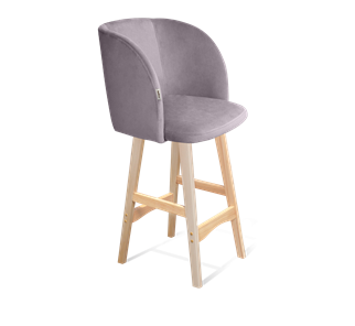 Полубарный стул SHT-ST33 / SHT-S65-1 (сиреневая орхидея/прозрачный лак) в Вологде