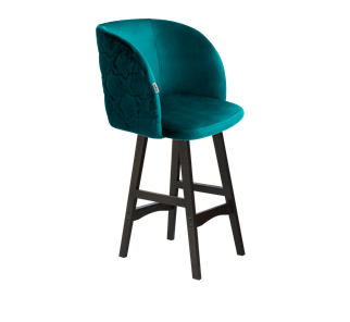 Полубарный стул SHT-ST33-1 / SHT-S65-1 (альпийский бирюзовый/венге) в Вологде - предосмотр