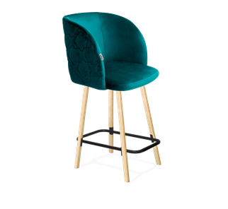 Полубарный стул SHT-ST33-1 / SHT-S94-1 (альпийский бирюзовый/прозрачный лак/черный муар) в Вологде - предосмотр