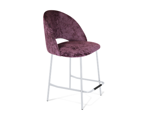 Полубарный стул SHT-ST34 / SHT-S29P-1 (вишневый джем/хром лак) в Вологде - изображение