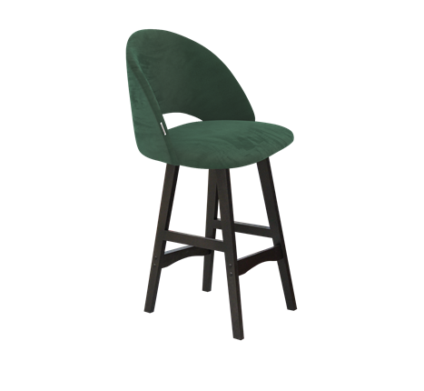 Полубарный стул SHT-ST34 / SHT-S65-1 (лиственно-зеленый/венге) в Вологде - изображение