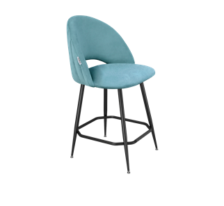 Полубарный стул SHT-ST34-1 / SHT-S148-1 (голубая пастель/черный муар) в Вологде