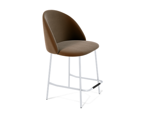 Полубарный стул SHT-ST35 / SHT-S29P-1 (кофейный ликер/хром лак) в Вологде - изображение