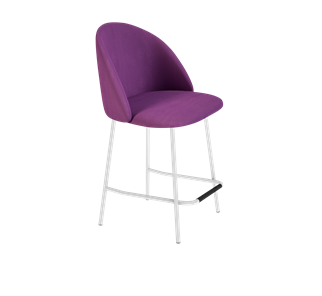 Полубарный стул SHT-ST35 / SHT-S29P-1 (ягодное варенье/белый муар) в Вологде