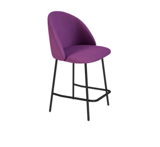 Полубарный стул SHT-ST35 / SHT-S29P-1 (ягодное варенье/черный муар) в Вологде