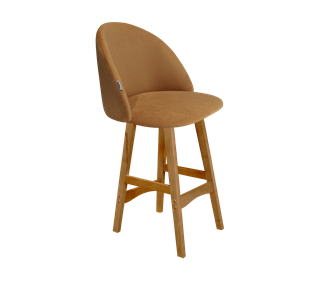 Полубарный стул SHT-ST35 / SHT-S65-1 (горчичный/светлый орех) в Вологде - предосмотр