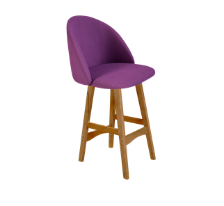 Полубарный стул SHT-ST35 / SHT-S65-1 (ягодное варенье/светлый орех) в Вологде