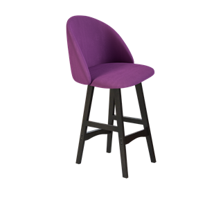 Полубарный стул SHT-ST35 / SHT-S65-1 (ягодное варенье/венге) в Вологде