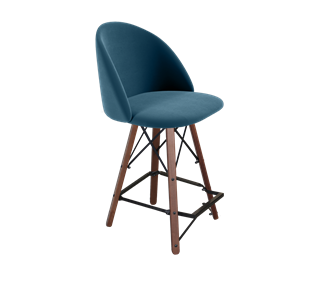 Полубарный стул SHT-ST35 / SHT-S80-1 (тихий океан/темный орех/черный) в Вологде - предосмотр