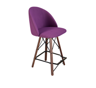 Полубарный стул SHT-ST35 / SHT-S80-1 (ягодное варенье/темный орех/черный) в Вологде