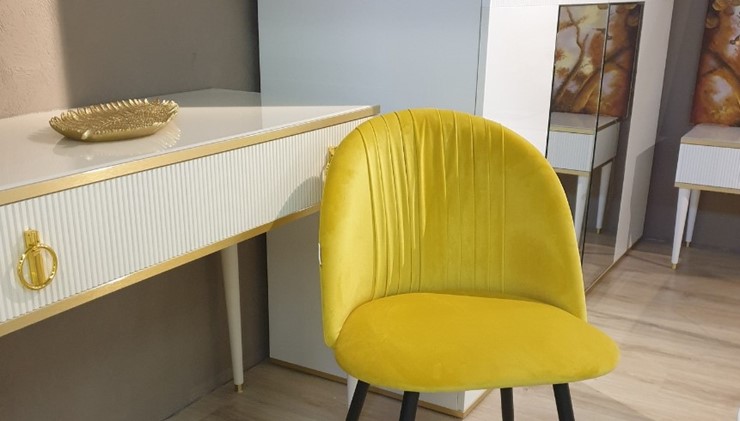 Полубарный стул SHT-ST35-1 / SHT-S65-1 (имперский жёлтый/светлый орех) в Вологде - изображение 6