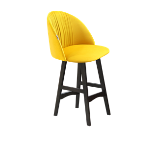 Полубарный стул SHT-ST35-1 / SHT-S65-1 (имперский жёлтый/венге) в Вологде - предосмотр