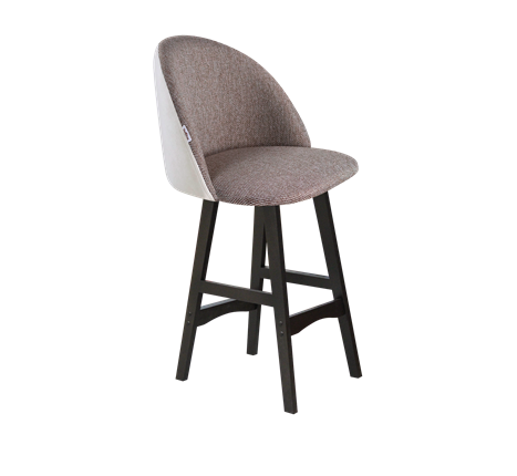 Полубарный стул SHT-ST35-3 / SHT-S65-1 (тростниковый сахар/зефирный/венге) в Вологде - изображение