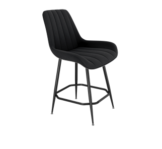 Полубарный стул SHT-ST37 / SHT-S148-1 (ночное затмение/черный муар) в Вологде - предосмотр