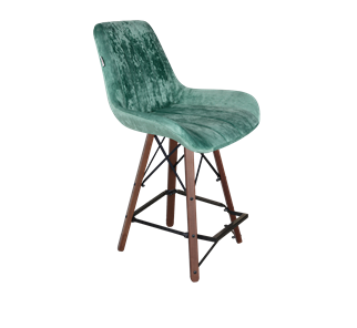 Полубарный стул SHT-ST37 / SHT-S80-1 (зеленый чай/темный орех/черный) в Вологде - предосмотр