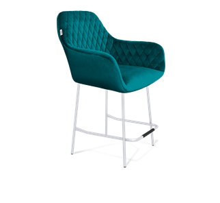 Полубарный стул SHT-ST38 / SHT-S29P-1 (альпийский бирюзовый/хром лак) в Вологде