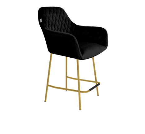 Полубарный стул SHT-ST38 / SHT-S29P-1 (ночное затмение/золото) в Вологде - изображение