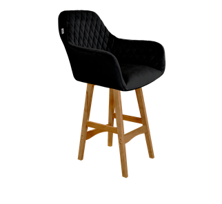Полубарный стул SHT-ST38 / SHT-S65-1 (ночное затмение/светлый орех) в Вологде - предосмотр