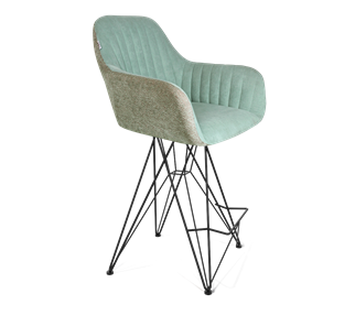 Полубарный стул SHT-ST38-3 / SHT-S66-1 (вечерняя заря/черный муар) в Вологде - предосмотр