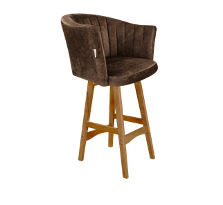 Полубарный стул SHT-ST42-1 / SHT-S65-1 (кофейный трюфель/светлый орех) в Вологде - предосмотр