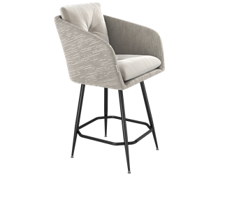 Полубарный стул SHT-ST43-2 / SHT-S148-1 (морозное утро/черный муар) в Вологде - предосмотр