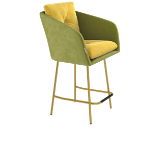 Полубарный стул SHT-ST43-2 / SHT-S29P-1 (фисташковый десерт/золото) в Вологде