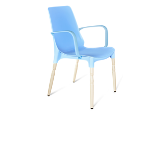 Обеденный стул SHT-ST76/S424-F (голубой/ваниль) в Вологде
