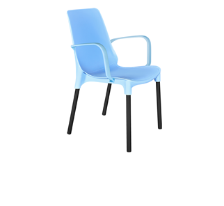 Обеденный стул SHT-ST76/S424 (голубой/черный муар) в Вологде - предосмотр