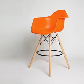 Барный стул DSL 330 Wood bar (оранжевый) в Вологде - предосмотр