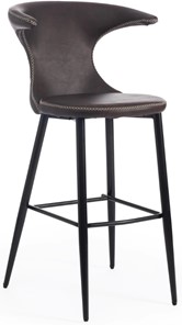 Барный стул FLAIR BAR (mod. 9018) 60х56х106 коричневый 1/черный арт.19647 в Вологде - предосмотр