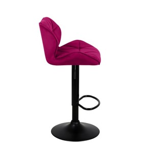 Барный стул Кристалл  WX-2583 белюр бордовый в Вологде - предосмотр 3