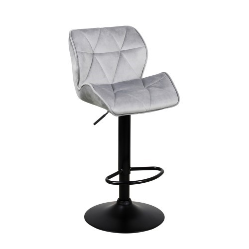 Барный стул Кристалл  WX-2583 белюр серый в Вологде - изображение 1