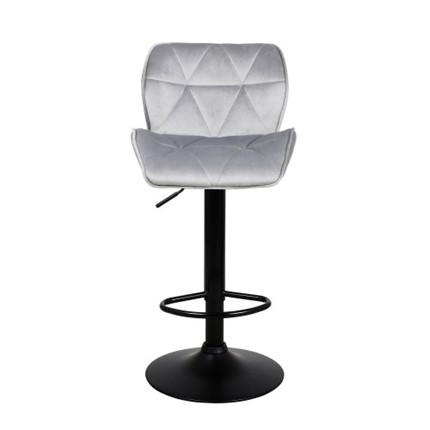 Барный стул Кристалл  WX-2583 белюр серый в Вологде - изображение