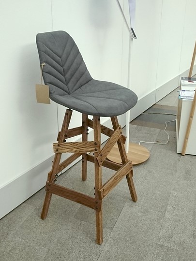 Барный стул SHT-ST29-C1/S81 (морская глубина/брашированный коричневый) в Вологде - изображение 9