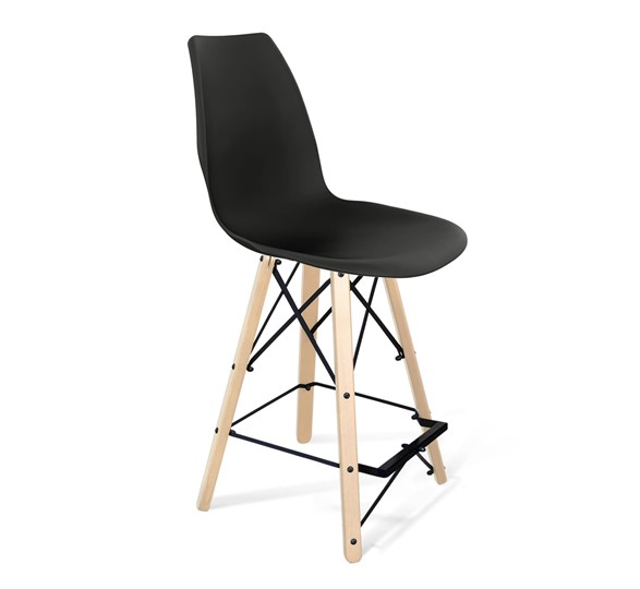 Барный стул SHT-ST29/S80 (оранжевый ral2003/темный орех/черный) в Вологде - изображение 15