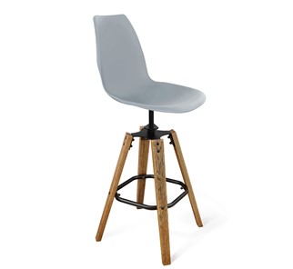 Барный стул SHT-ST29/S93 (оранжевый ral2003/брашированный коричневый/черный муар) в Вологде - предосмотр 10