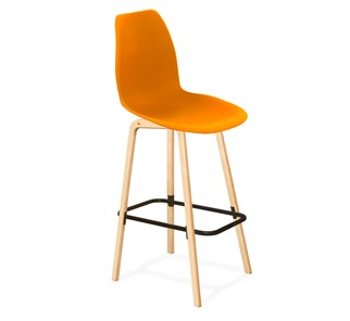 Барный стул SHT-ST29/S94 (пастельно-розовый/прозрачный лак/черный муар) в Вологде - предосмотр 7