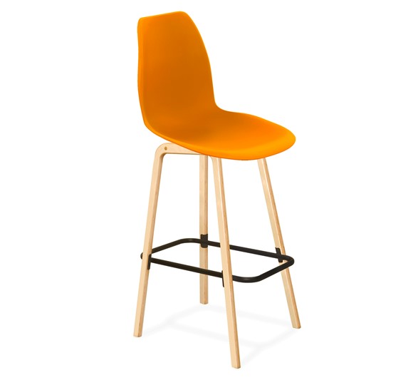 Барный стул SHT-ST29/S94 (пастельно-розовый/прозрачный лак/черный муар) в Вологде - изображение 7