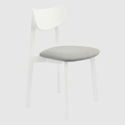 Обеденный стул Вега МС, Белый/Сильвер в Вологде - изображение