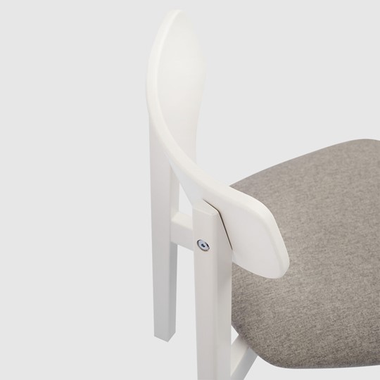 Обеденный стул Вега МС, Белый/Сильвер в Вологде - изображение 8
