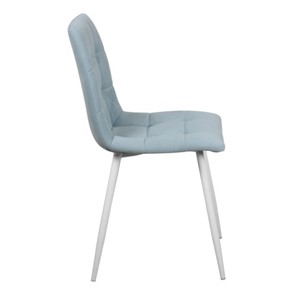 Мягкий стул Чили СРП-052 Эмаль белый голубой в Вологде - предосмотр 1