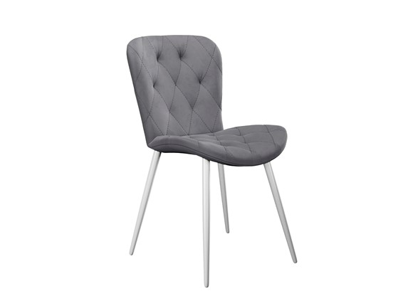Обеденный стул 303 серый/белый в Вологде - изображение