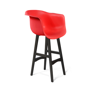 Барный стул SHT-ST31/S65 (красный/венге) в Вологде - предосмотр