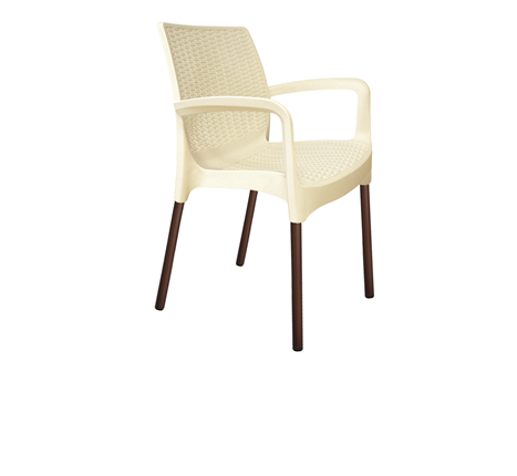 Обеденный стул SHT-ST68/S424 (бежевый/коричневый муар) в Вологде - изображение