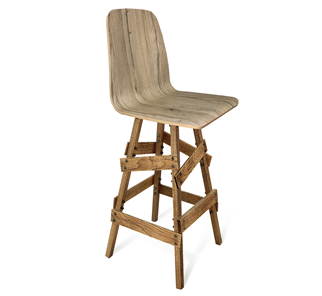 Барный стул SHT-ST10-1/S81 (дуб кера/брашированный коричневый) в Вологде - предосмотр
